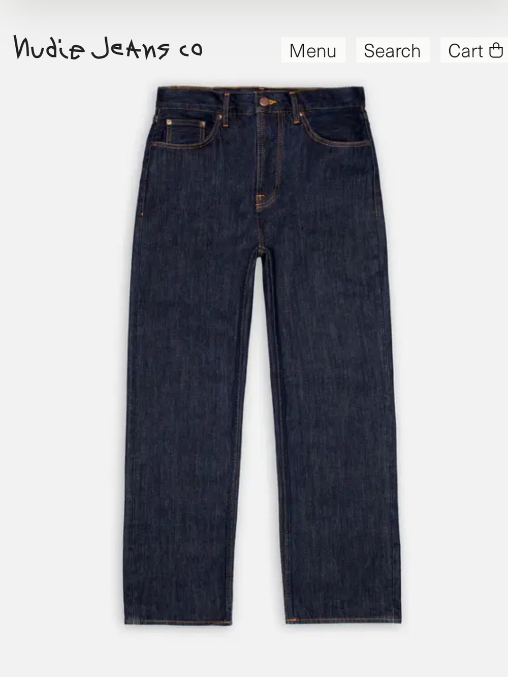 Dark wash nudie jeans 29x30